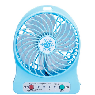 Компактний портативний настільний міні вентилятор на акумуляторі Portable Fan Mini ND16080 фото
