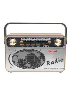 Радиоприёмник с пультом на аккумуляторе Kemai MD-503BT Radio FM Bluetooth 10W D503385770 фото