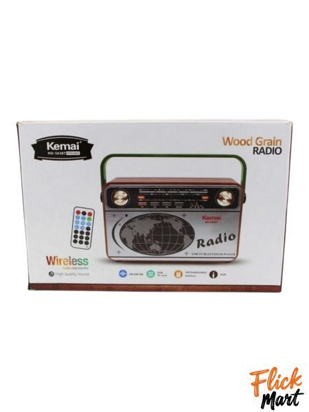 Радиоприёмник с пультом на аккумуляторе Kemai MD-503BT Radio FM Bluetooth 10W D503385770 фото