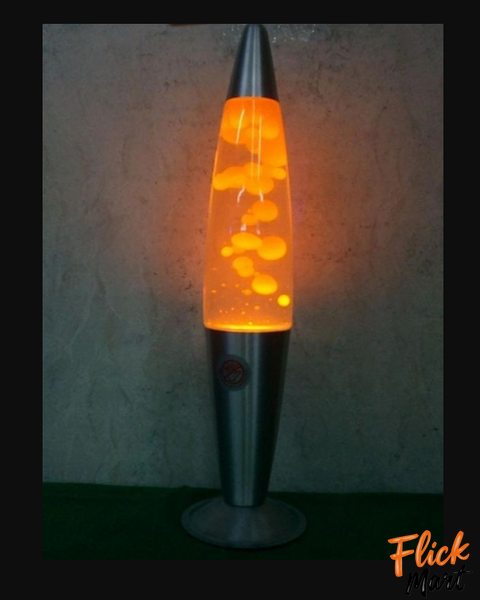 Настільна Лава лампа з воском motion lava lamp 34.5&nbsp;см без запаху від мережі Happy Home KM IO37 помаранчева TA1031899012 фото