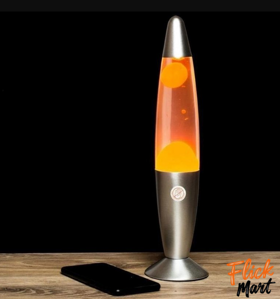 Настільна Лава лампа з воском motion lava lamp 34.5&nbsp;см без запаху від мережі Happy Home KM IO37 помаранчева TA1031899012 фото