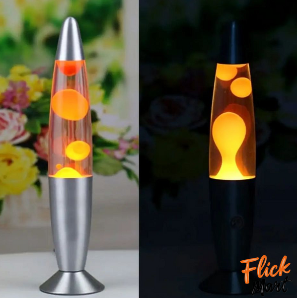 Настільна Лава лампа з воском motion lava lamp 34.5&nbsp;см без запаху від мережі Happy Home KM IO37 помаранчева TA1031899012 фото