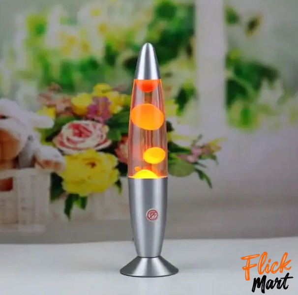 Настільна Лава лампа з воском motion lava lamp 34.5&nbsp;см без запаху від мережі Happy Home KM IO37 помаранчева TA1031899012 фото