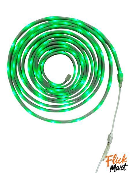 Світлодіодна герметична неонова стрічка NEON LED 12В-220В IP65 з блоком живлення та пультом 5м Різнокольорова DT8491215 фото