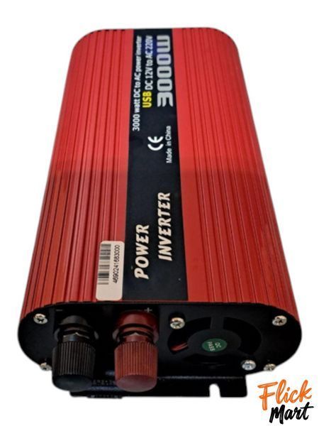 Авто інвертор 12V-220V з USB портом 3000W перетворювач напруги модифікована синусоїда Wimpex 3000 Вт TT30001472 фото