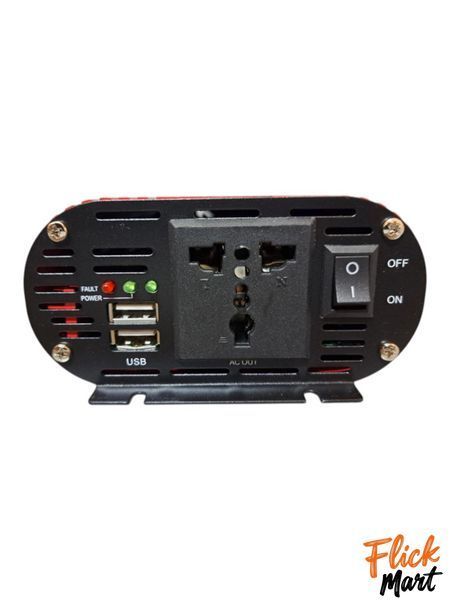 Авто інвертор 12V-220V з USB портом 3000W перетворювач напруги модифікована синусоїда Wimpex 3000 Вт TT30001472 фото