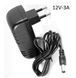 Блок живлення&nbsp;мережевий зарядний пристрій Happy Home AC/DC Adapter Input AC 100-240V Output DC 12V 3A EU D09371 фото 1