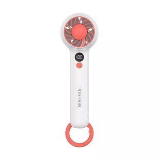Портативный мини вентилятор MINI FAN на аккумуляторе с индикатором заряда UKC F2302 TK778316 фото