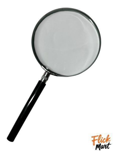 Ручная лупа кратное увеличение для ювелиров для чтения MAGNIFIER 100 мм WD-450 с ручкой DT4501156 фото