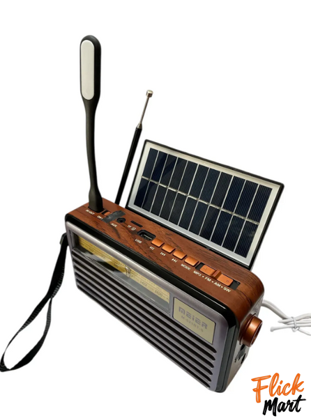 Радіоприймач із сонячною панеллю під ретро Meier MD-521BT Bluetooth Solar D52126405 фото