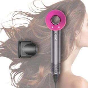 Мощный универсальный компактний удобный фен для волос Hoco HP11 Rose red с негативными ионами VК793001400 фото
