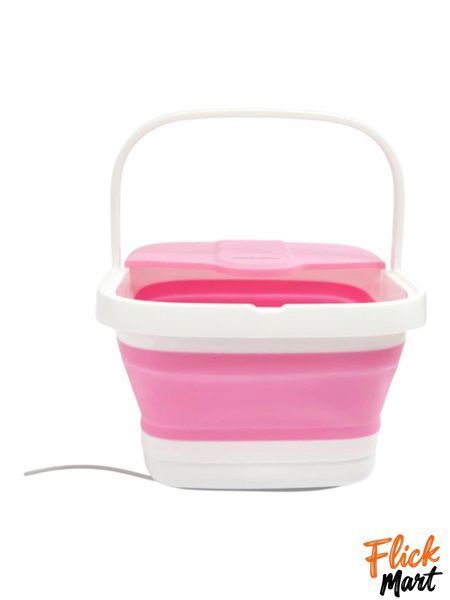 Гідромасажна ванна для ніг з підігрівом води та ефектом джакузі Multifunction Footbath RF 368 Рожева TT368630 фото