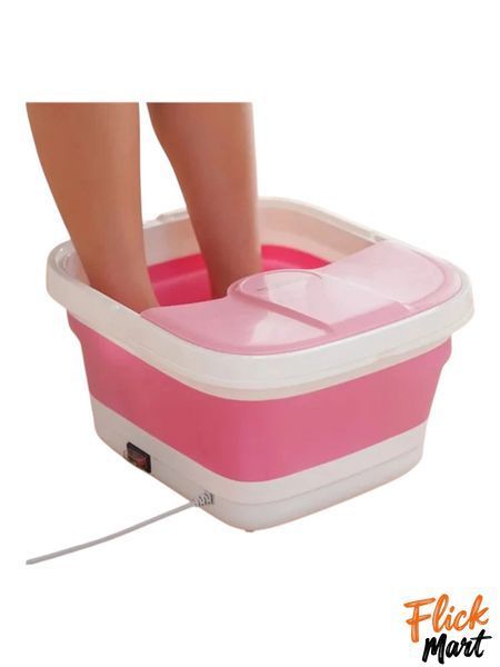 Гідромасажна ванна для ніг з підігрівом води та ефектом джакузі Multifunction Footbath RF 368 Рожева TT368630 фото