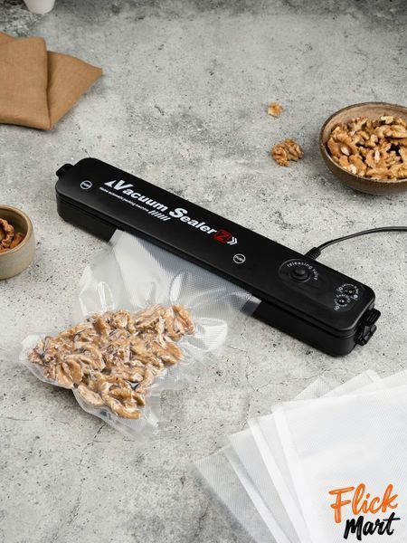 Вакууматор для їжі вакуумний пакувальник Vacuum Sealer RAF R.168 Pro 90W N23282 фото