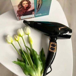 Профессиональный фен для сушки и укладки волос 2200 Вт с режимом холодного воздуха VGR V-423 TT423423 фото
