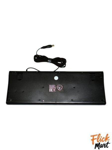 Мембранна ігрова клавіатура TLK 8980 87 клавіш чорна з RGB-підсвіткою USB-підключення МТ8980370 фото