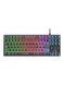 Мембранна ігрова клавіатура TLK 8980 87 клавіш чорна з RGB-підсвіткою USB-підключення МТ8980370 фото 1