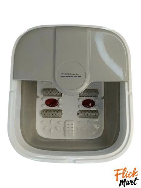 Гидромассажная ванночка для ног складна с подогревом воды и Multifunction Footbath RF 368 Серая TT3686301 фото