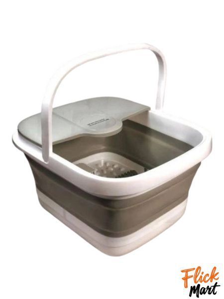 Гидромассажная ванночка для ног складна с подогревом воды и Multifunction Footbath RF 368 Серая TT3686301 фото