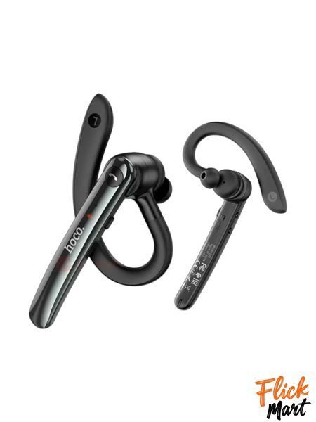 Компактна універсальна бездротова зручна гарнітура Bluetooth Hoco S19 Metal Gray з мікрофоном VК77409937 фото