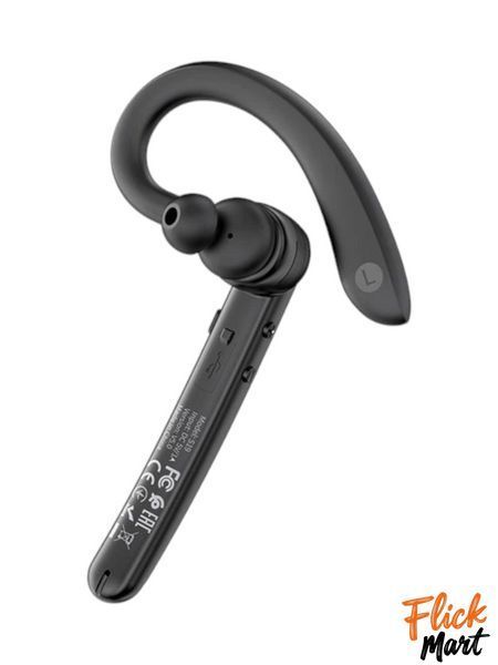 Компактна універсальна бездротова зручна гарнітура Bluetooth Hoco S19 Metal Gray з мікрофоном VК77409937 фото