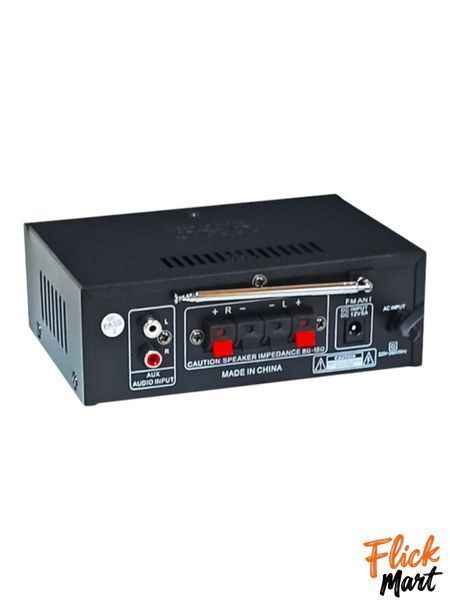 Усилитель звука с караоке и пультом UKC A5 Bluetooth USB/SD/AUX 2x120W  DT10262608 фото
