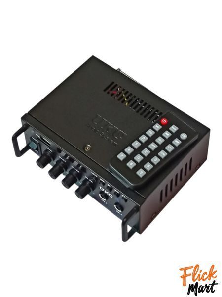 Усилитель звука с караоке и пультом UKC A5 Bluetooth USB/SD/AUX 2x120W  DT10262608 фото