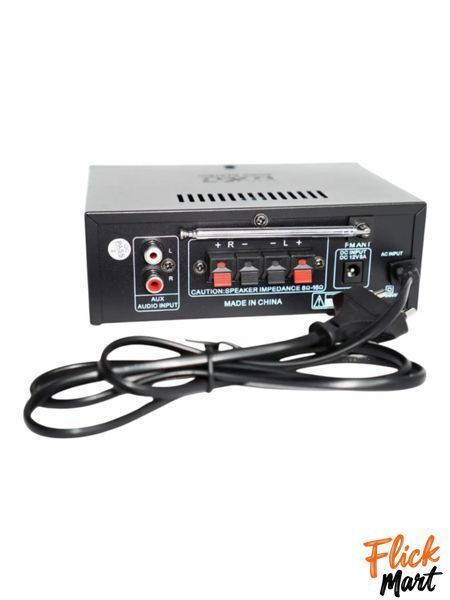 Усилитель звука с караоке и пультом UKC A5 Bluetooth USB/SD/AUX 2x120W  DT10262608 фото
