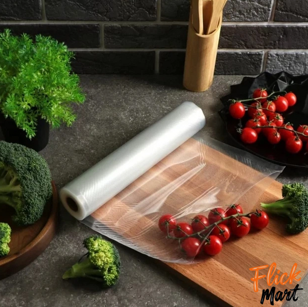 Вакуумні пакети для рифлені вакуумного пакувальника харчових продуктів 20 см та 25 см комплект DT8230212 фото
