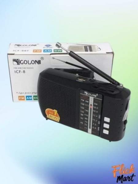 Радиоприёмник аккумуляторный карманный Golon IFC 8BT FM/AM/SW Bluetooth USB D856291365 фото