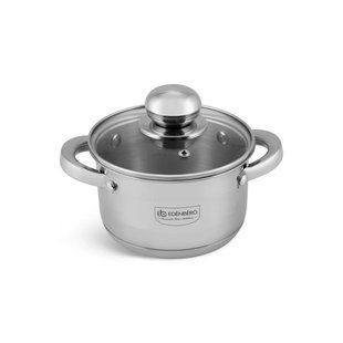 Професійна нержавіюча каструля Edenberg EB-3001 12см 0.9 л з кришкою MD3001347 фото