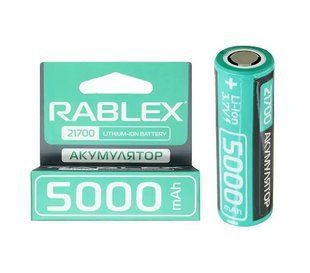 Акумулятор Rablex 21700 Li-lon 5000 mAh літій-іонний 3.7 V TT21700349 фото