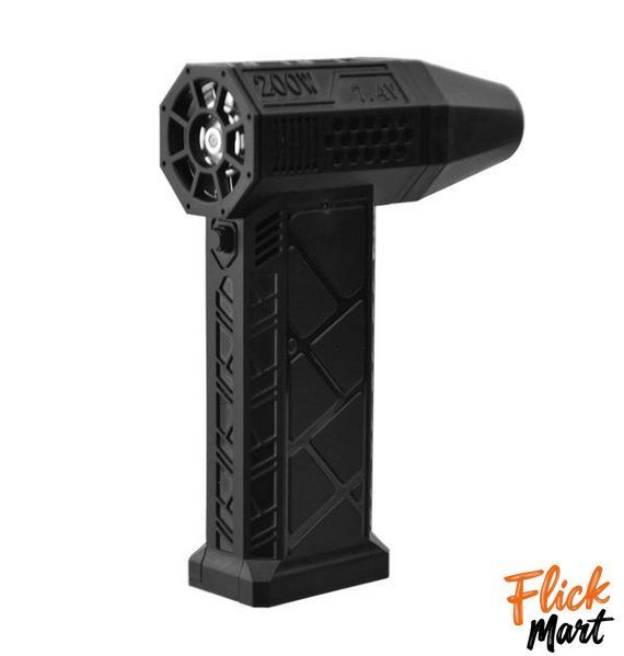 Ручной турбовентилятор воздуходувка аккумуляторный портативный Mini Jet Fan S16 Black MT16562 фото
