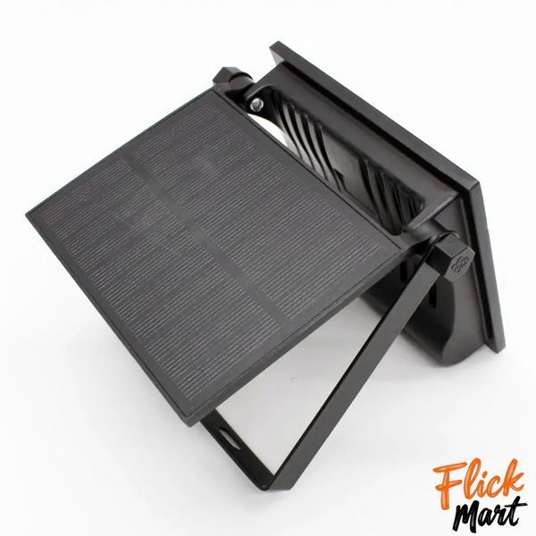 Прожектор акумуляторний із сонячною панеллю та датчиком руху JX 010 50W Solar Pro вуличний ліхтар на акумуляторі з пультом NT9021340 фото