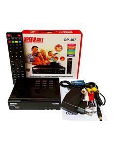 T2 ТВ эфирный тюнер приставка с поддержкой Wi-Fi HDMI USB ресивер приемник Operasky OP-4О7 ND407514 фото
