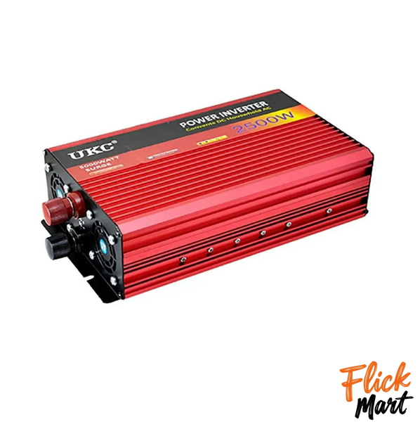 Автомобильный инвертор UKC AC/DC 2500W 12&ndash;220V AR-2500M / BR-2500M MT30523700 фото