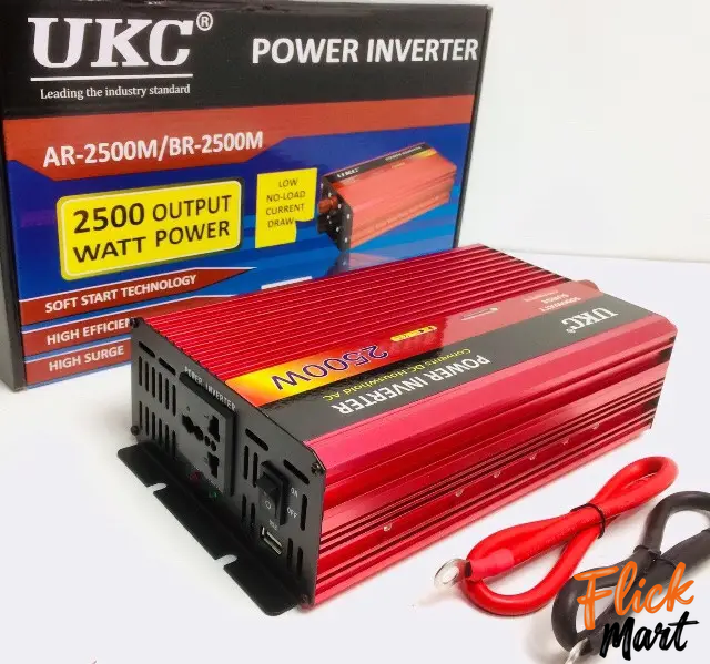 Автомобильный инвертор UKC AC/DC 2500W 12&ndash;220V AR-2500M / BR-2500M MT30523700 фото