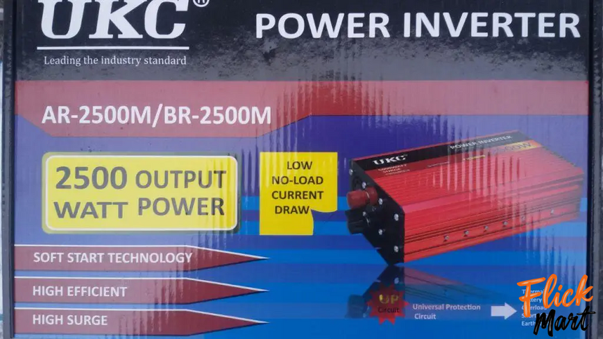 Автомобильный инвертор UKC AC/DC 2500W 12&ndash;220V AR-2500M / BR-2500M MT30523700 фото