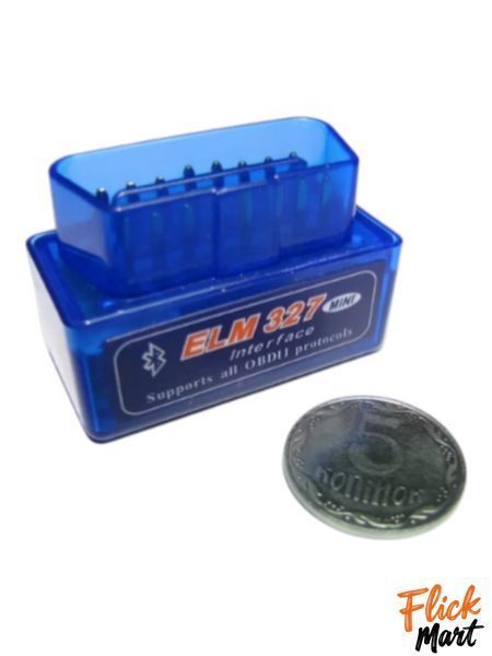 Сканер для діагностики автомобіля Interface ELM 327 mini Bluetooth D271373 фото