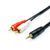 Кабель аудіо AUX мультимедійний Jack 3.5mm M до 2xRCA 1.5 м MТО00219 фото