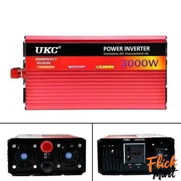 Автомобильный инвертор UKC AC/DC 3000W 24&ndash;220V AR-3000M / BR-3000M MT48214265 фото