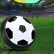 Интерактивный мяч для дома Hoverball с LED подсветкой и музыкой Аэрофутбол Черно-белый TC156 фото 2