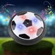 Интерактивный мяч для дома Hoverball с LED подсветкой и музыкой Аэрофутбол Черно-белый TC156 фото 1