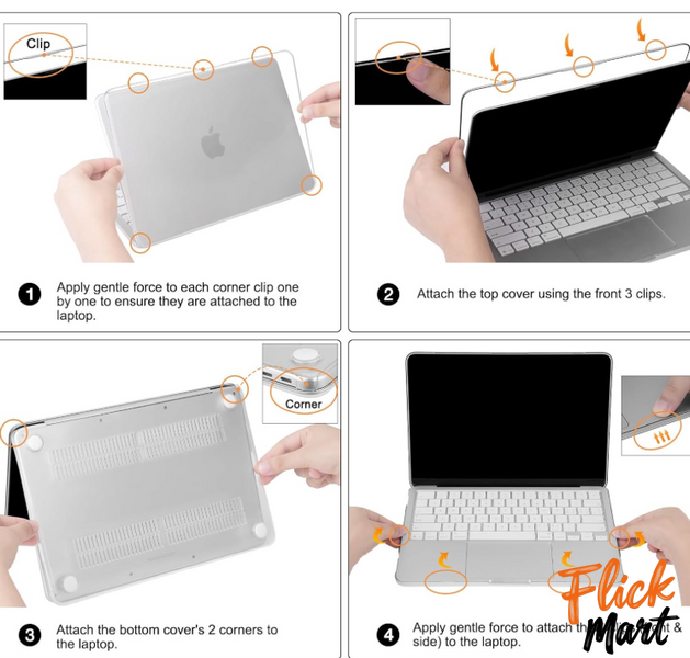 Чохол накладка HardShell Case для ноутбука Apple Macbook Neo 13 A3404 Глянцевий Crystal DK3404262 фото