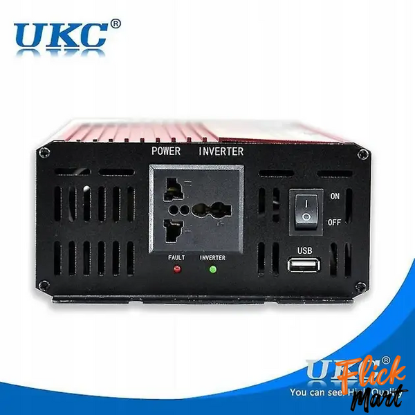Инвертор напряжения автомобильный UKC AR-4000M/BR-4000M AC/DC 4000W 24&ndash;220V MT51484550 фото