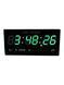 Настінні електронні годинники LED Digital Clock 4622 з зелоною підсвіткою D46224 фото 2