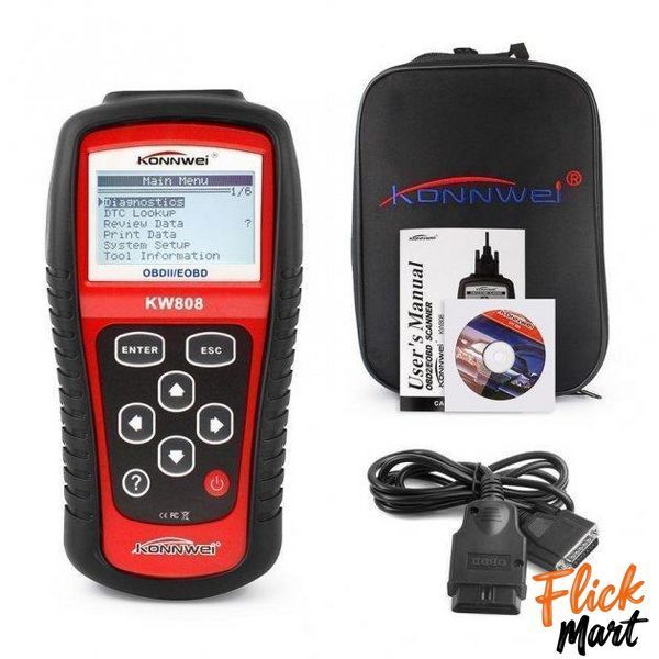 Сканер автомобильный диагностический Konnwei KW808 OBDII  FN8081083 фото