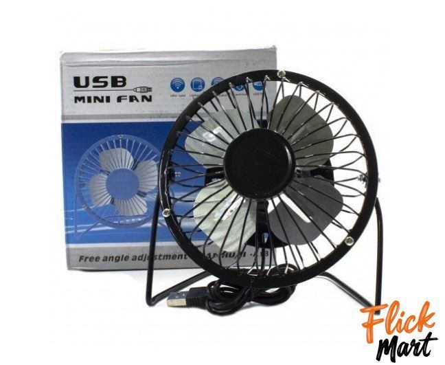 Вентилятор настольный Sanhuai Mini Fan USB A18 Черный D189560 фото