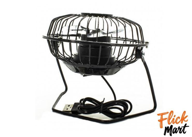 Вентилятор настольный Sanhuai Mini Fan USB A18 Черный D189560 фото