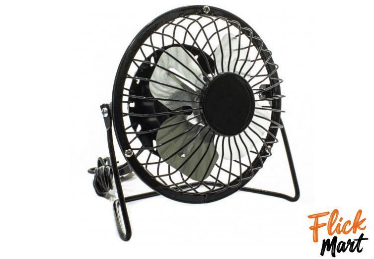 Вентилятор настольный Sanhuai Mini Fan USB A18 Черный D189560 фото